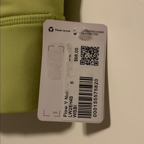 Lululemon Flow Y Nulu Longline Bra, Wasabi, Sz 6
NWT - Picture 4 of 6